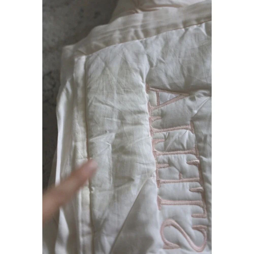 Monique Lhuillier Pottery Barn Kids‎ Baby Quilt Blanket Personalized Stella